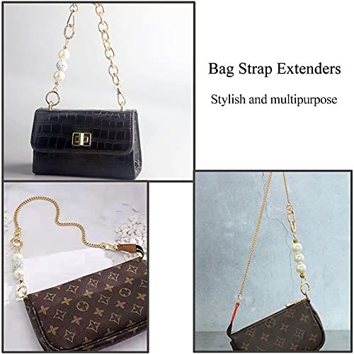 Pearl Bag Extension Chain Versatile Shoulder Bag Extender Purse Strap  Extender 