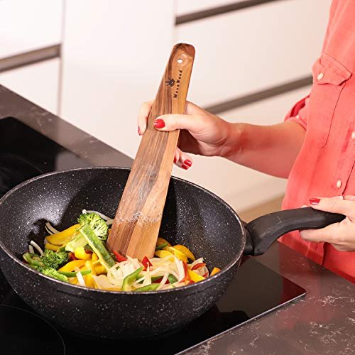Extra Wide Spatula Turner, Heat-Resistant Nylon Pancake Grill Spatula  Turner, Stainless Steel Neck, Cool-Touch Handle
