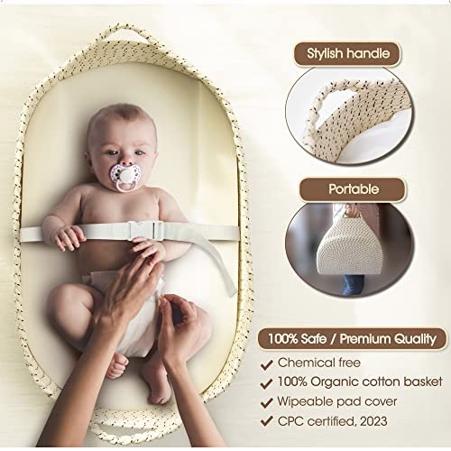 Moses basket hot sale side padding