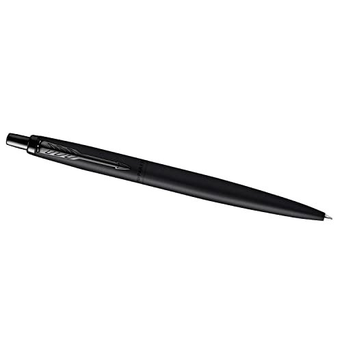 Parker Jotter Xl Ballpoint Pen, Monochrome Matte Black, Medium Point, Blue Ink