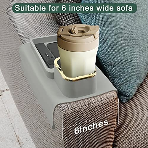 Zaaoeha Couch Cup Holder, Silicone Anti-Spill And Anti-Slip Sofa Armrest  Tray, Couch Arm Table Tray Drink Holder, Couch Remote Holder Organizer,  Gift - Imported Products from USA - iBhejo