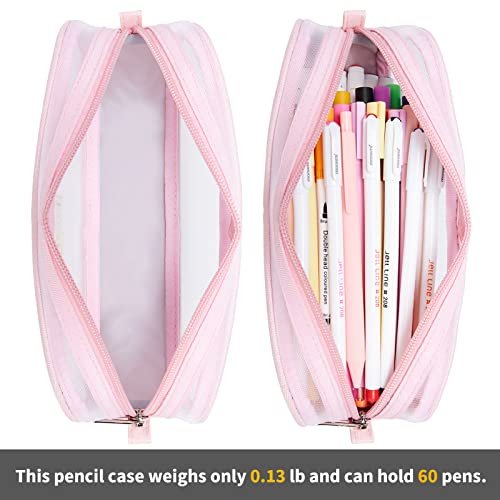 Mesh Pencil Case Pen case Bag Clear Case Marker Pouch