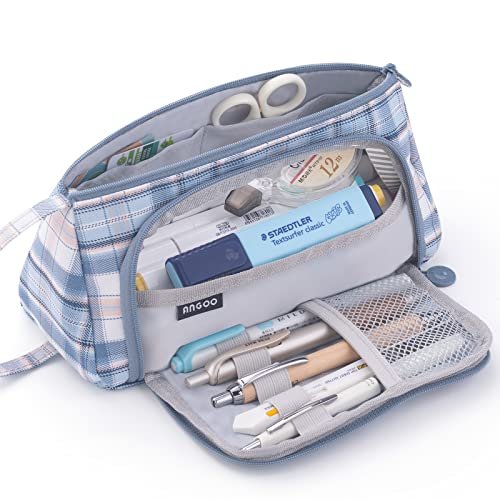 Big Capacity Pencil Case Canvas High Large Storage Pouch Marker