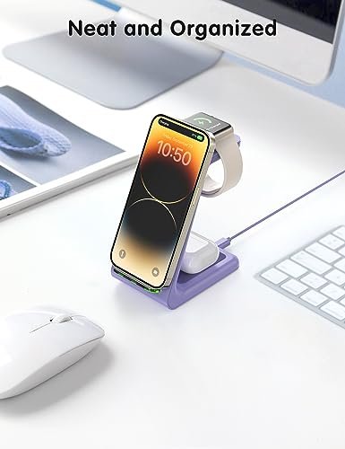  JoyGeek 3 in 1 Wireless Charging Station for Apple