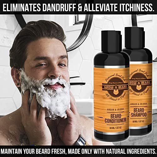 Natural beard clearance straightener