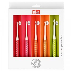 10 Small Sizes Crochet Hooks Set, 0.5mm - 2.75mm Ergonomic Soft Handle  Crochets with Portable Case - Perfect for Lacework