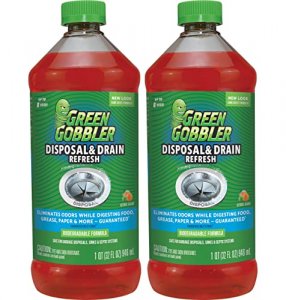 Green Gobbler Ultimate Main Drain Opener + Drain Cleaner + Hair Clog Remover - 64 oz (Main Lines Sinks Tubs Toilets Showers Kitchen Sinks)