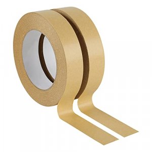 Jimtinso 2 Rolls Self Adhesive Picture Frame Backing Tape Kraft Brown,1''  Wide X 55 Yd - Imported Products from USA - iBhejo