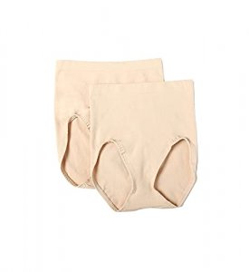ALTHEANRAY Women's Cotton Underwear High Waist Panties Tummy Control Briefs  Underpants 6-Pack