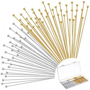 250 Pieces Sewing Pins Ball Glass Head Pins Straight Quilting Pins