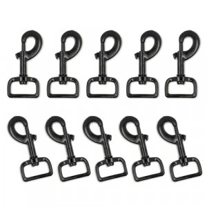 Paxcoo 60Pcs Swivel Snap Hooks And D Rings For Lanyard And Sewing Projects