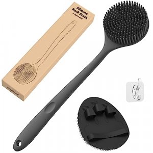 IIFONII Body Scrubber Shower Brush with Long Handle Electric Bath