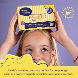 Pinkie Period Pads For Tweens & Teens - Designed For Smaller