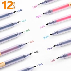 RIANCY Gel Pens Fine Point Colored Pens Tip 0.5mm Colored Ink Ballpoint Pen  Coloring Japanese Gel Pen Colorful Pens Great for Kids Adult Doodling