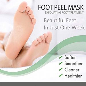 Lavinso Foot Peel Mask for Dry Cracked Feet – 2 Pack Dead Skin Remover and  Callus - Exfoliating Peeling Soft Baby Feet, Original Scent