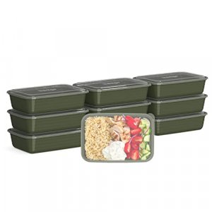 Enther Meal Prep Containers 20 pack 1 Compartment with Lids, Food Storage  Bento BPA Free | Stackable…See more Enther Meal Prep Containers 20 pack 1