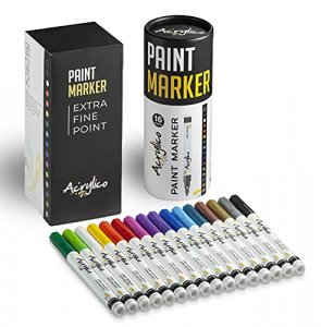 Paint Markers Crafts Supplies, Acrylic Paint Pens for Rock Painting Ki