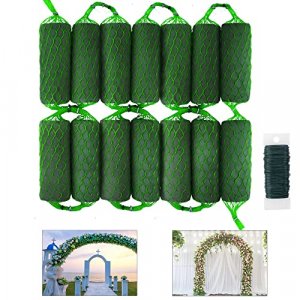 14PCS Wedding Floral Foam Garland Flowers Sponge Blocks Kit Absorption  Flower Holder Arch Door Floral Craft Dry Foam Bricks