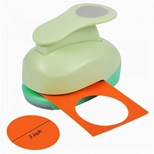 Ucec Paper Punch, 3 Inch Circle Punch Large Hole Punch Paper Circles Craft  Punch Handmade Paper Punch For Crafting Scrapbooking Cards Arts Fun Projec  - Imported Products from USA - iBhejo
