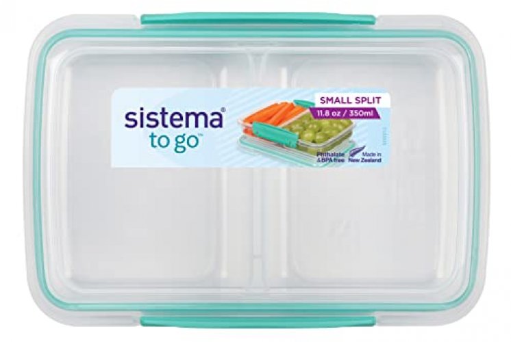 Sistema 11.8 Ounce Small Split Storage Container (Colors May Vary) -  Imported Products from USA - iBhejo