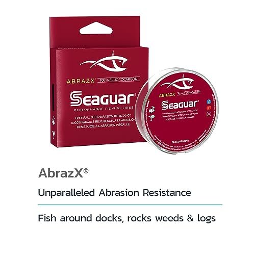 Seaguar Abrazx 100% Fluorocarbon 200 Yard Fishing Line (15-Pound), Clear,  Model:15Ax200 - Imported Products from USA - iBhejo