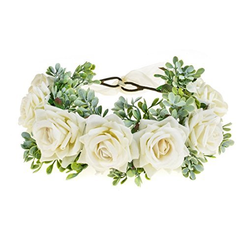 Flower wedding head sale wreath