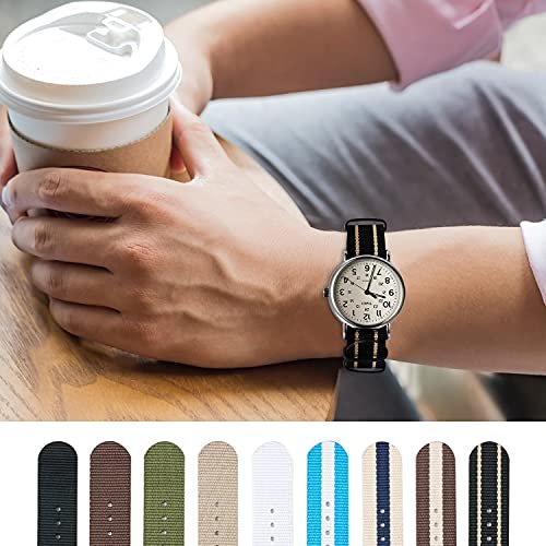 Watch 20mm -023 Nylon Braided Watch Strap (Multi-Color strap)