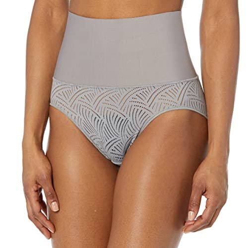 Maidenform Womens Tame Your Tummy Shaping Lace With Cool Comfort Dm0051  Briefs, Silver Filigree Swing Lace, X-Large Us - Imported Products from USA  - iBhejo