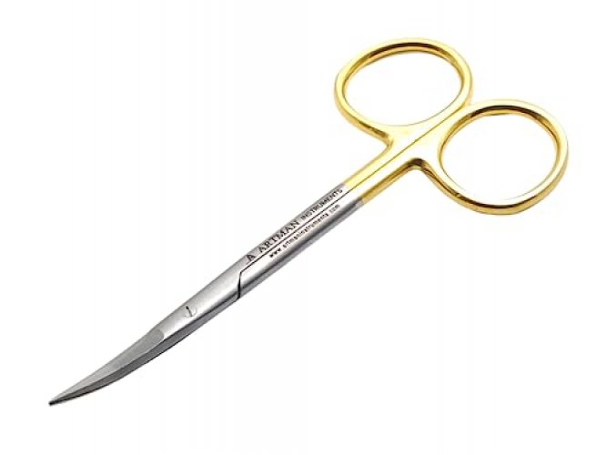 Scissors 4.5 Inches Curved With Tungsten Carbide Inserts