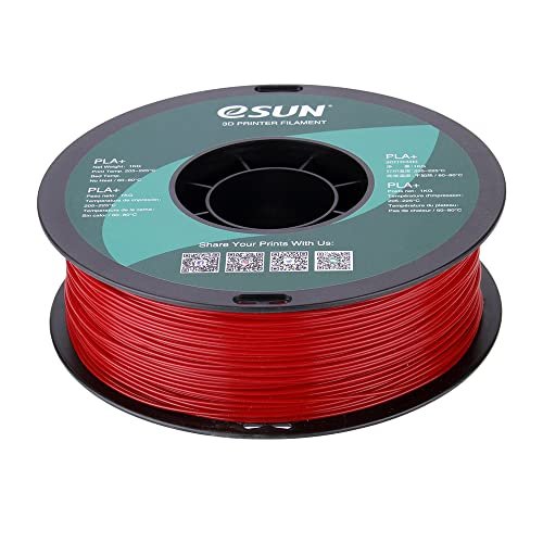 eSUN PLA PRO (PLA+) 3D Printer Filament, Dimensional Accuracy +/- 0.03mm,  1kg Spool, 1.75mm, Black