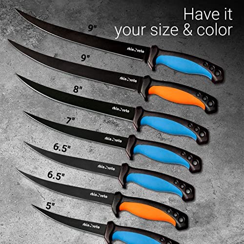 Rhinoreto Fish Fillet Knife And Fishing Knife Set With Sheath And  Sharpening Tool. Filet Knife For Fish And Boning Knife For Meat Cutting. -  Imported Products from USA - iBhejo
