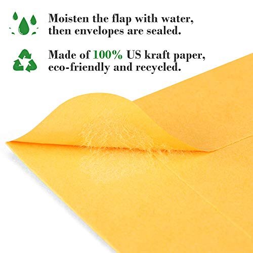 100 Pack #1 Coin Envelopes, [2.25 X 3.5] Kraft Seed Envelopes Mini