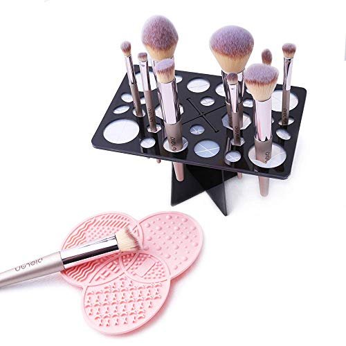 Pink Makeup Brush Cleaning Mat