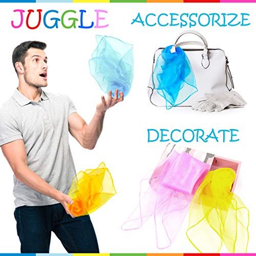 Basic Concepts Juggling Scarves (21 Pack), Play Scarves For Teens
