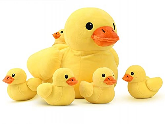 Cute Duck with Knife Plushies Toy, Soft Stuffed Animal Plush Doll Toys,  Plush Throw Pillow Gifts for Kids Adults (Yellow)