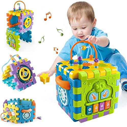 Baby toys that light best sale up and play music