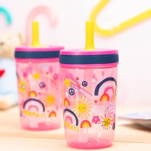 Zak Designs Kelso Toddler Cups For Travel or At Home, 15oz 2-Pack