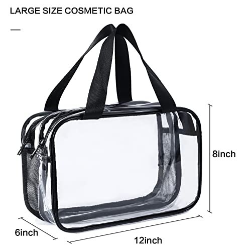 Large transparent makeup cheap bag