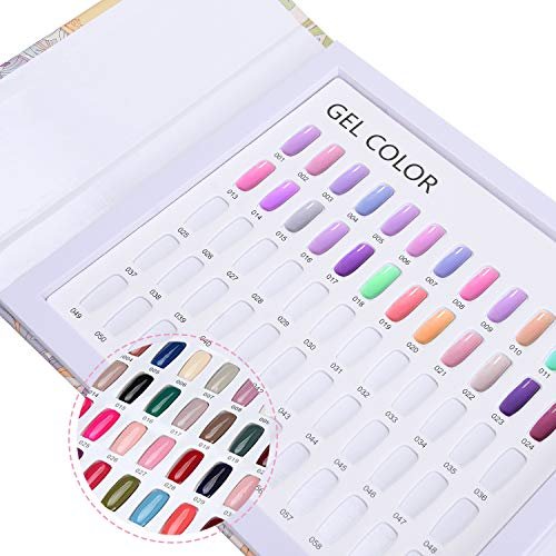 528 Nail Color Display Box High-grade Acrylic Almond Inlaid Color Card Nail  Art Sample Book Salon Manicure Tools Showing Shelf - AliExpress