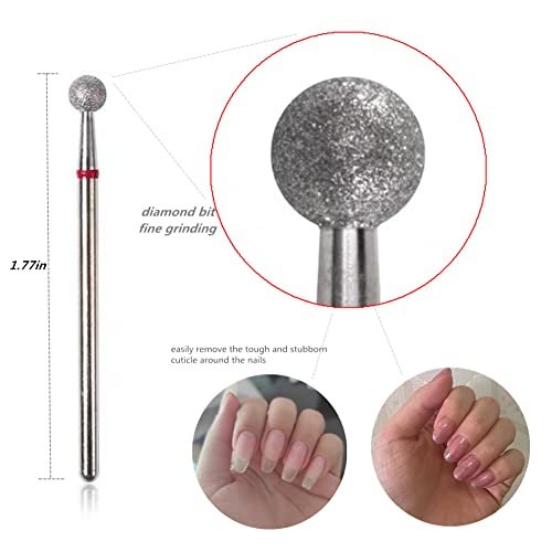 Diamond drill bits (001.514.010-027) different sizes - IQNAILS Shop –  manufacturer of instruments for foot and nail care Fine grit