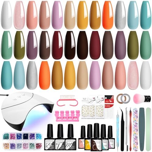 Dropship MOSKANY Professional Nail Set Nail Gel Kit With 120W/54W UV Nail  Lamp And Nail Drill For All Drying Gel Nail Polish Manicure Set to Sell  Online at a Lower Price |