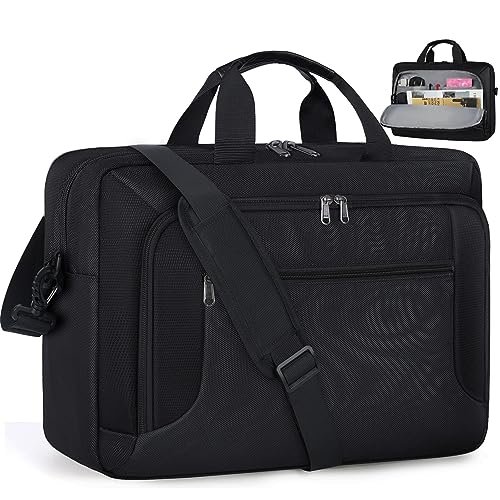 Buy Laptop Bag 17.3 Laptop Tote Bag for Women, Teacher Tote Bag for Women  Work and Travel Purses, Large Capacity Carry on Computer Bag with  Pockets,USB Port, Waterproof Leather Shoulder Bag Online
