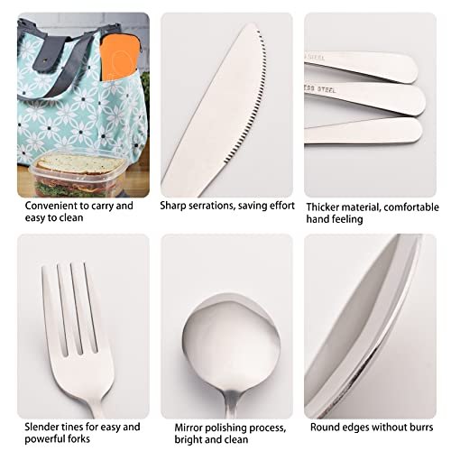 3PC Travel Cutlery Set With Case/travel Utensils/utensil Set/stainless  Steel Cutlery/flatware/silverware 