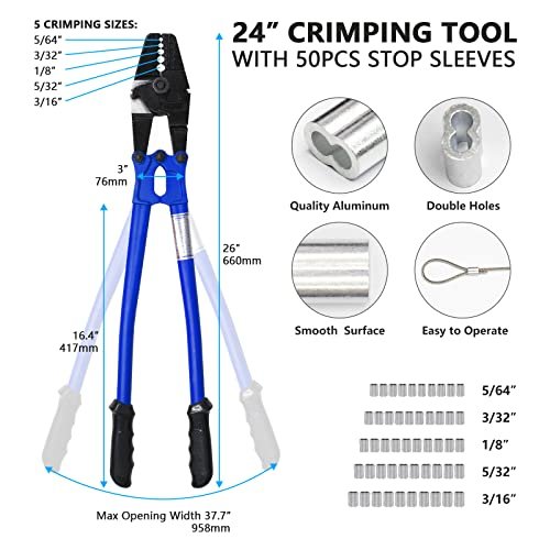 Wire Rope Crimping: Apply Ferrules with Hand Tools