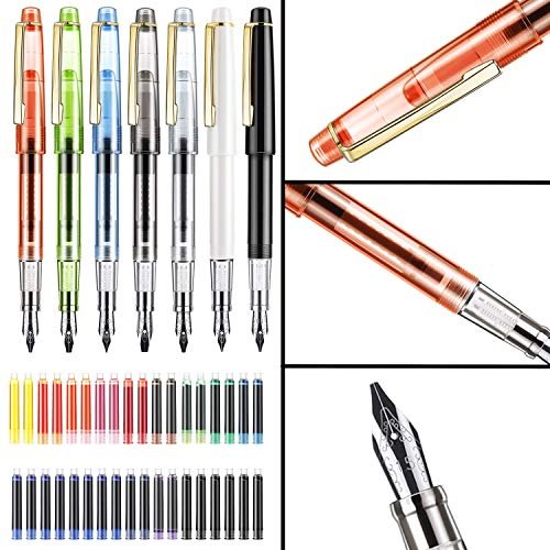 Gc Quill Calligraphy Set Fountain Pens 7 Different Size Nibs And 36  Assorted Ink Cartridges Kit For Calligraphy Lettering - Complete Easy  Learning Se - Imported Products from USA - iBhejo