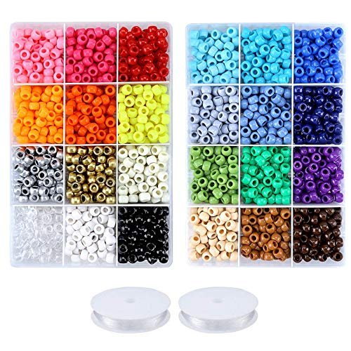 LIHAO 24000 Fuse Beads, 24 Color 2.6mm Tiny Mini Fuse Beading Kit with  Pegboards Ironing Paper for Party Craft