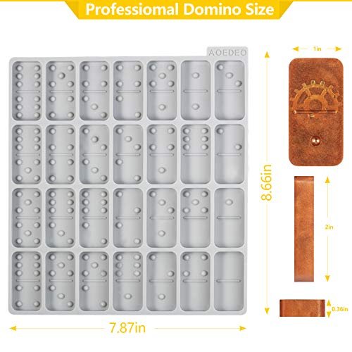 Round Thick Domino Molds, Domino Molds For Resin Casting Domino