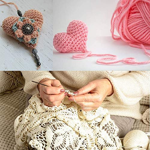 10pcs Small Size Lace Crochet Hooks (0.5~2.75mm), Small Ergonomic Crochet  Hooks Set for Thread