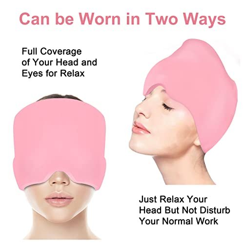 Headache Cap Hats, Wearable Headache Migraine Relief Cap For Tension  Headache Migraine Relief, One Size Fits All Ice Cap With Reusable 360 Ice  Gel P - Imported Products from USA - iBhejo