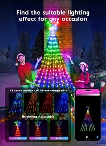 Hiboom 1 Pack 19'' Christmas LED Big Snowflake Window Lights